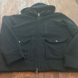 Banana Republic Black Hooded Jacket